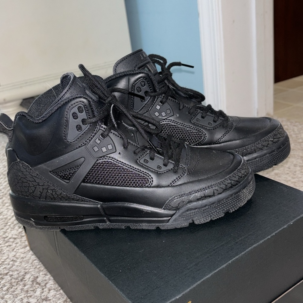 Jordan Spizike Winterized (GS) Black Sneakers - Picture 2 of 10